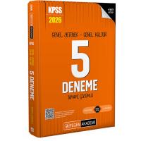 Pegem Yayınları 2026 KPSS Genel Yetenek Genel Kültür Tamamı Çözümlü 5 Deneme