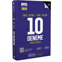 Pegem Yayınları 2026 KPSS Genel Yetenek Genel Kültür Tamamı Çözümlü 10 Deneme