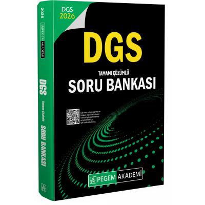 Pegem Yayınları 2026 DGS Tamamı Çözümlü Soru Bankası