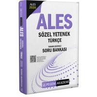Pegem Yayınları 2026 ALES Sözel Yetenek Türkçe Tamamı Çözümlü Soru Bankası