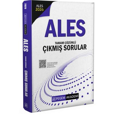 Pegem Yayınları 2026 ALES Tamamı Çözümlü Çıkmış Sorular