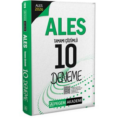 Pegem Yayınları 2026 ALES Tamamı Çözümlü 10 Deneme