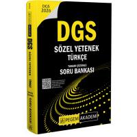 Pegem Yayınları 2026 DGS Sözel Yetenek Türkçe Tamamı Çözümlü Soru Bankası