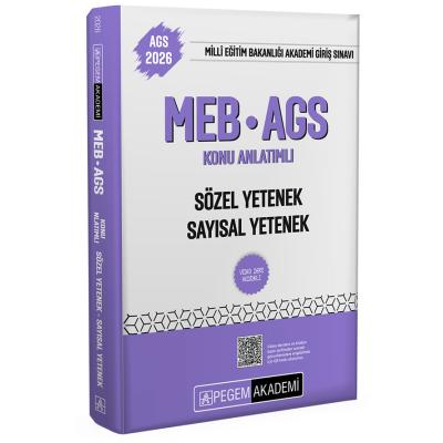Pegem Yayınları 2026 MEB-AGS Konu Anlatımlı Sözel Yetenek Sayısal Yeteneku Bankası Seti - (5 Kitap)