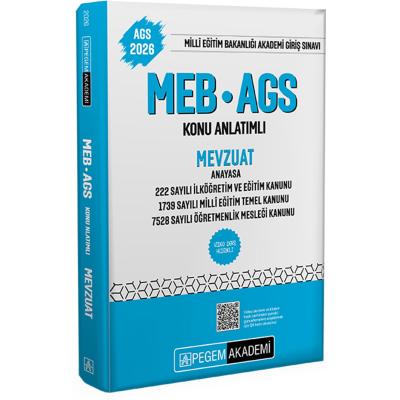 Pegem Yayınları 2026 MEB-AGS Konu Anlatımlı Mevzuat