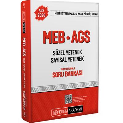 Pegem Yayınları 2026 MEB-AGS Soru Bankası Tamamı Çözümlü Sözel Yetenek Sayısal Yetenek