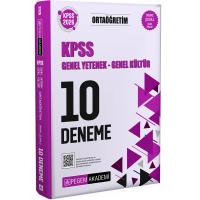 Pegem Yayınları 2026 KPSS Genel Yetenek Genel Kültür Ortaöğretim Tamamı Çözümlü 10 Deneme