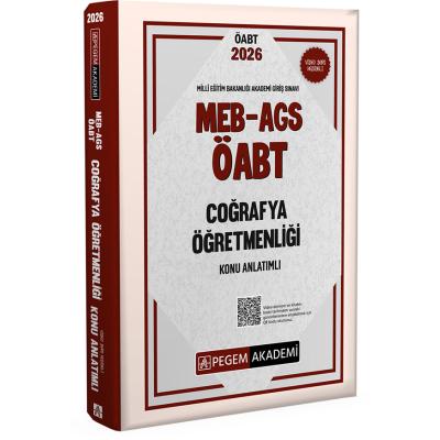 Pegem Yayınları 2026 MEB AGS ÖABT Coğrafya Öğretmenliği Konu Anlatımlı