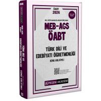 Pegem Yayınları 2026 MEB AGS ÖABT Türk Dili ve Edebiyatı Öğretmenliği Konu Anlatımlı