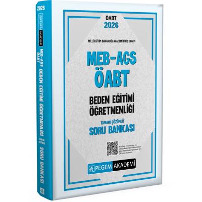 Pegem Yayınları 2026 MEB AGS ÖABT Beden Eğitimi Öğretmenliği Tamamı Çözümlü Soru Bankası