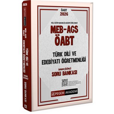Pegem Yayınları 2026 MEB AGS ÖABT Türk Dili ve Edebiyatı Öğretmenliği Tamamı Çözümlü Soru Bankası