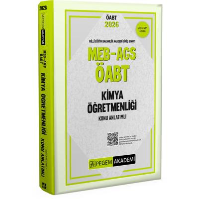 Pegem Yayınları 2026 MEB AGS ÖABT Kimya Öğretmenliği Konu Anlatımlı