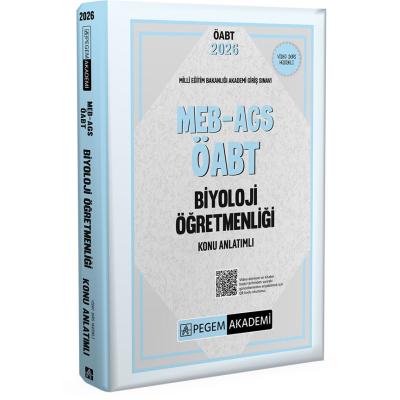 Pegem Yayınları 2026 MEB AGS ÖABT Biyoloji Öğretmenliği Konu Anlatımlı