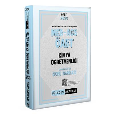 Pegem Yayınları 2026 MEB AGS ÖABT Kimya Öğretmenliği Tamamı Çözümlü Soru Bankası