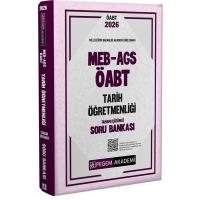 Pegem Yayınları 2026 MEB AGS ÖABT Tarih Öğretmenliği Tamamı Çözümlü Soru Bankası
