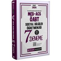 Pegem Yayınları 2026 MEB AGS ÖABT Sosyal Bilgiler Öğretmenliği Tamamı Çözümlü 7 Deneme