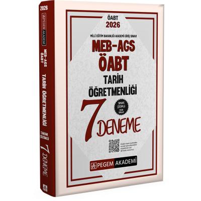 Pegem Yayınları 2026 MEB AGS ÖABT Tarih Öğretmenliği Tamamı Çözümlü 7 Deneme