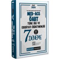 Pegem Yayınları 2026 MEB AGS ÖABT Türk Dili Ve Edebiyatı Öğretmenliği Tamamı Çözümlü 7 Deneme