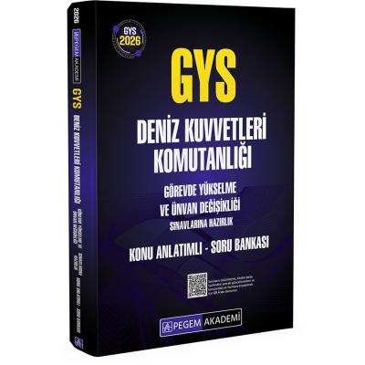 Pegem Yayınları 2026 GYS Deniz Kuvvetleri Komutanlığı Görevde Yükselme Konu Anlatımlı Soru Bankası