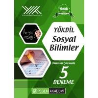 Pegem Yayınları Yökdi̇l Sosyal Bilimler Tamamı Çözümlü 5 Deneme