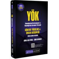 Pegem Yayınları 2025 GYS YÖK Görevde Yükselme ve Ünvan Değişikliği Konu Anlatımlı Soru Bankası