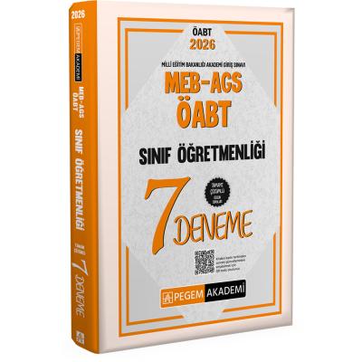 Pegem Yayınları 2026 MEB AGS ÖABT Sınıf Öğretmenliği Tamamı Çözümlü 7 Deneme