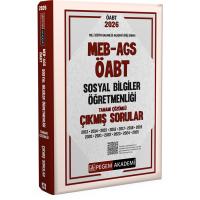 Pegem Yayınları 2026 MEB AGS ÖABT Sosyal Bilgiler Öğretmenliği Tamamı Çözümlü Çıkmış Sorular