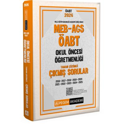 Pegem Yayınları 2026 MEB AGS ÖABT Okul Öncesi Öğretmenliği Tamamı Çözümlü Çıkmış Sorular