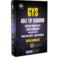 Pegem Yayınları 2026 GYS Adli Tıp Kurumu Görevde Yükselme ve Ünvan Değişikliği Sınavlarına Hazırlık Konu Anlatımlı Soru Bankası ORTAK KONULAR