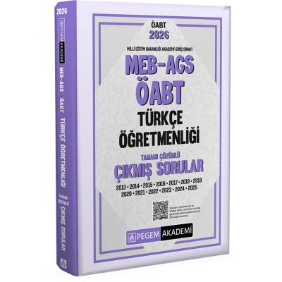 Pegem Yayınları 2026 MEB AGS ÖABT Türkçe Öğretmenliği Tamamı Çözümü Çıkmış Sorular