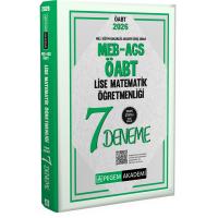 Pegem Yayınları 2026 MEB AGS ÖABT Lise Matematik Öğretmenliği Tamamı Çözümlü 7 Deneme