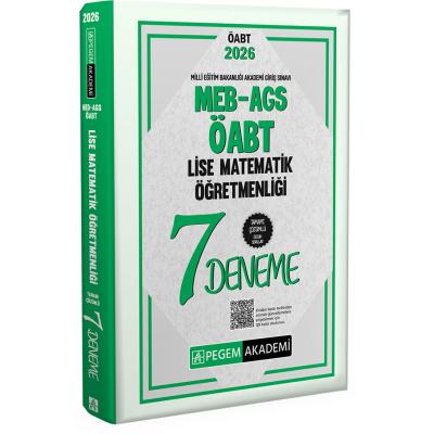 Pegem Yayınları 2026 MEB AGS ÖABT Lise Matematik Öğretmenliği Tamamı Çözümlü 7 Deneme
