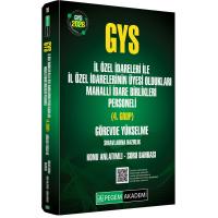 Pegem Yayınları 2026 GYS İl Özel İdareleri ile İl Özel İdarelerinin Üyesi Oldukları Mahalli İdare Birlikleri Personeli (4.Grup) Görevde Yükselme Sınavlarına Hazırlık Konu Anlatımlı Soru Bankası