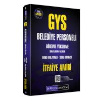 Pegem Yayınları 2026 GYS Belediye Personeli Görevde Yükselme Sınavlarına Hazırlık Konu Anlatımlı Soru Bankası İTFAİYE AMİRİ