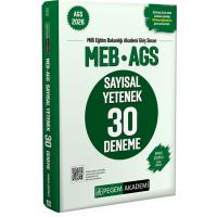 Pegem Yayınları 2026 MEB AGS Sayısal Yetenek 30 Deneme Tamamı Çözümlü