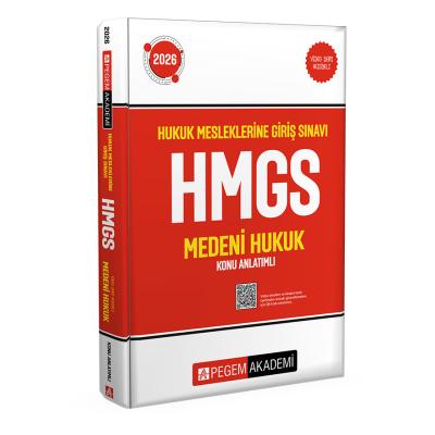 Pegem Yayınları 2026 Hukuk Mesleklerine Giriş Sınavı HMGS Medeni Hukuku Konu Anlatımlı