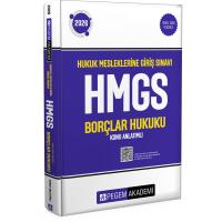 Pegem Yayınları 2026 Hukuk Mesleklerine Giriş Sınavı HMGS Borçlar Hukuku Konu Anlatımlı