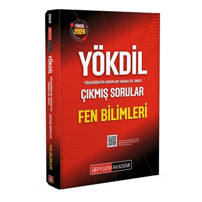 Pegem Yayınları 2026 YÖKDİL Fen Bilimleri Çıkmış Sorular