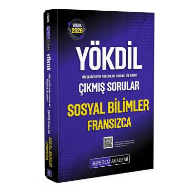 Pegem Yayınları 2026 YÖKDİL Sosyal Bilimler Fransızca Çıkmış Sorular