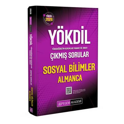 Pegem Yayınları 2026 YÖKDİL Sosyal Bilimler Almanca Çıkmış Sorular