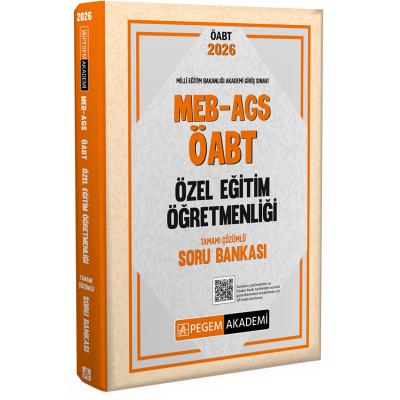 Pegem Yayınları 2026 MEB AGS ÖABT Özel Eğitim Öğretmenliği Tamamı Çözümlü Soru Bankası