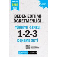 Pegem Yayınları 2026 MEB AGS ÖABT Beden Eğitimi Öğretmenliği Tamamı Çözümlü Türkiye Geneli 1-2-3 (3'lü Deneme Seti)
