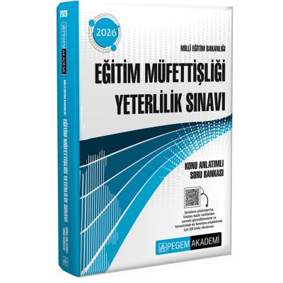 Pegem Yayınları 2026 MEB Eğitim Müfettişliği Yeterlilik Sınavı Konu Anlatımlı Soru Bankası