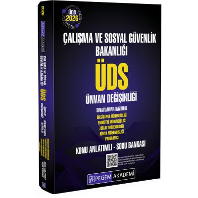 Pegem Yayınları 2026 ÜDS Çalışma ve Sosyal Güvenlik Bakanlığı Ünvan Değişikliği Sınavlarına Hazırlık Konu Anlatımlı Soru Bankası