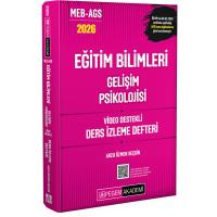 Pegem Yayınları 2026 MEB AGS Eğitim Bilimleri Gelişim Psikolojisi Video Destekli Ders İzleme Defteri