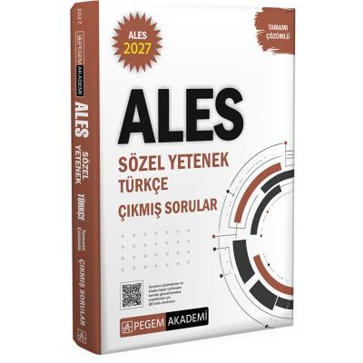Pegem Yayınları 2027 ALES Sözel Yetenek Türkçe Tamamı Çözümlü Çıkmış Sorular