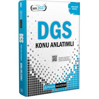 Pegem Yayınları 2027 DGS Konu Anlatımlı (Video Ders Hediyeli)