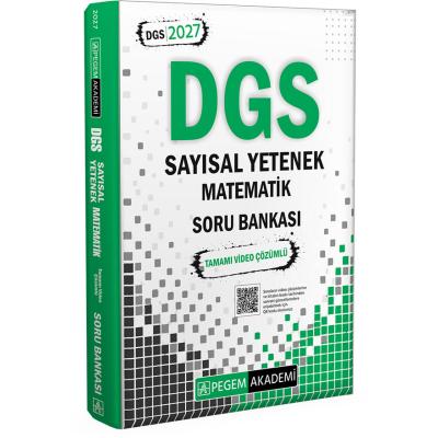 Pegem Yayınları 2027 DGS Sayısal Yetenek Matematik Tamamı Video Çözümlü Soru Bankası