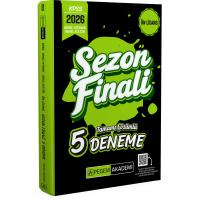 Pegem Yayınları 2026 KPSS Ön Lisans Genel Yetenek Genel Kültür Sezon Finali Tamamı Çözümlü 5 Deneme
