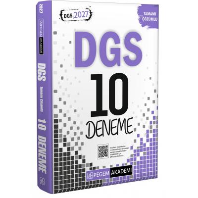 Pegem Yayınları 2027 DGS Tamamı Çözümlü 10 Deneme
